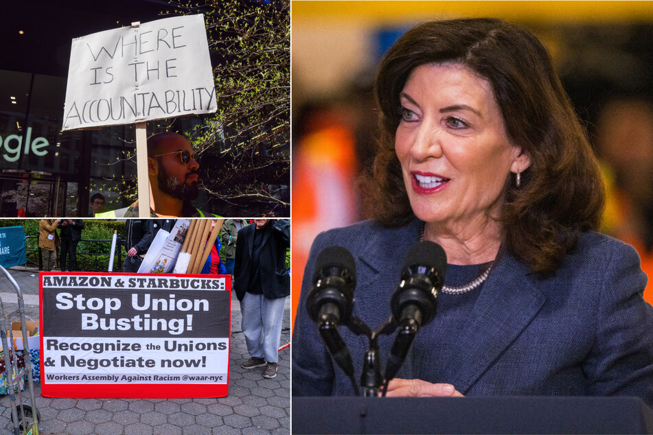 New York Governor Kathy Hochul has signed a bill making New York the fifth US state to ban anti-union captive-audience meetings.