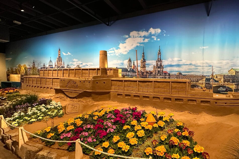 So habt Ihr die sächsischen Dampfer noch nie gesehen