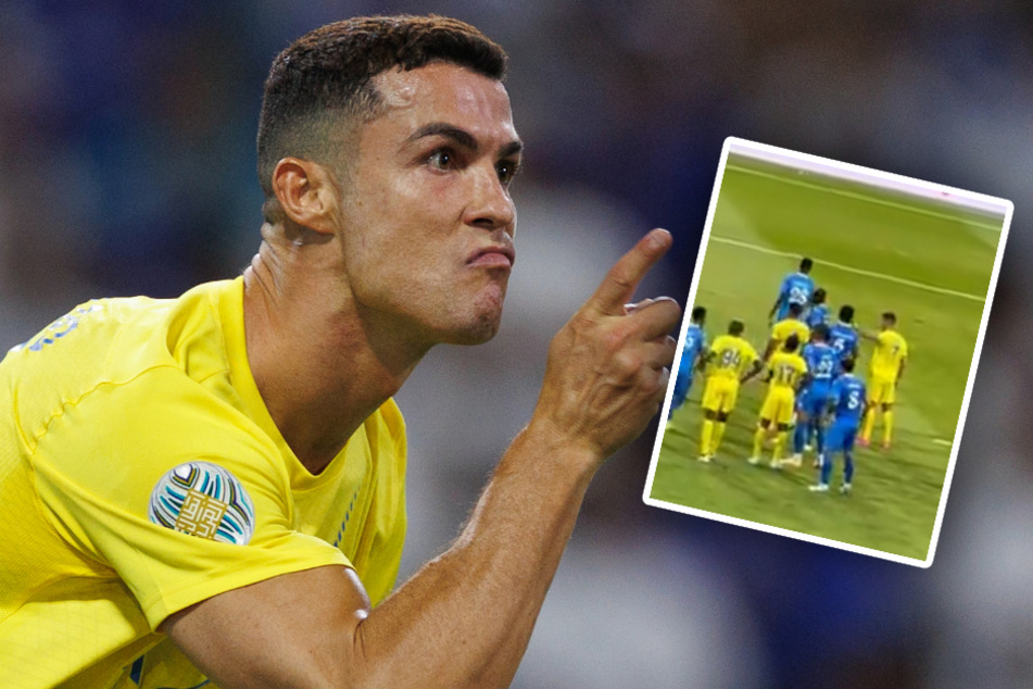 Ekel-Angriff von "CR7": Ronaldo beschmiert Gegner mit Schweiß!
