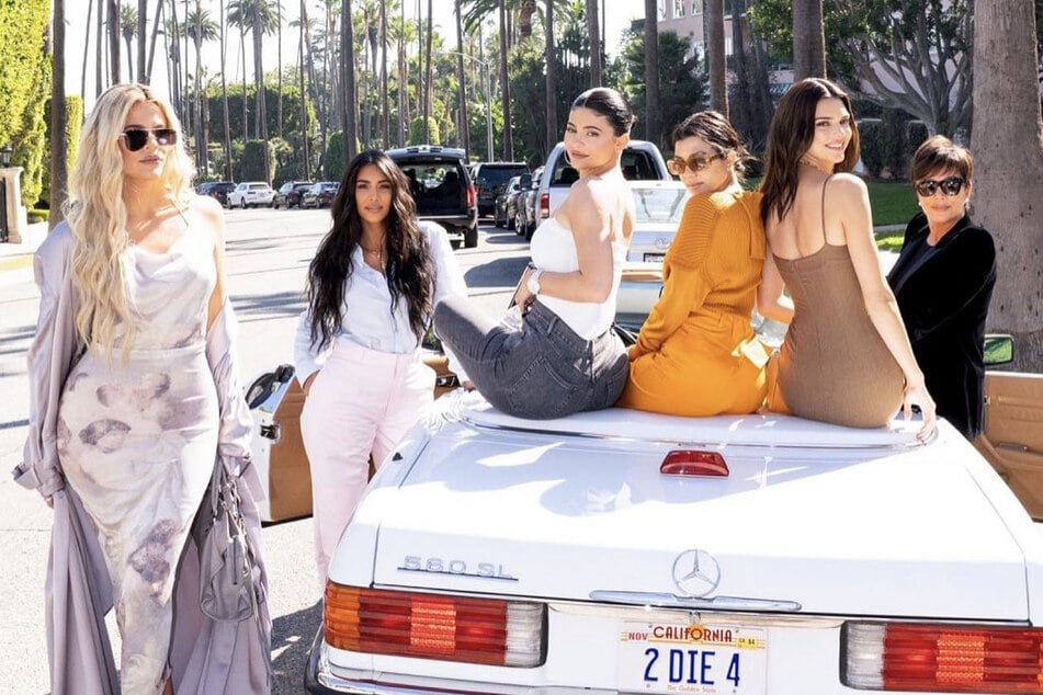 (From l to r:) Khloé Kardashian, Kim Kardashian, Kylie Jenner, Kourtney Kardashian, Kendall Jenner, and Kris Jenner will return for their new Hulu reality series, coming this Spring.