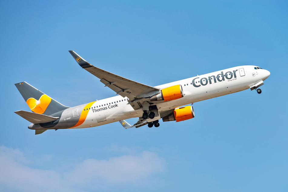 Condor, die Airline mit Herz - zumindest auf dem Leitwerk.