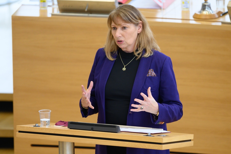 Saxony's Minister of Health Petra Köpping (62, SPD).