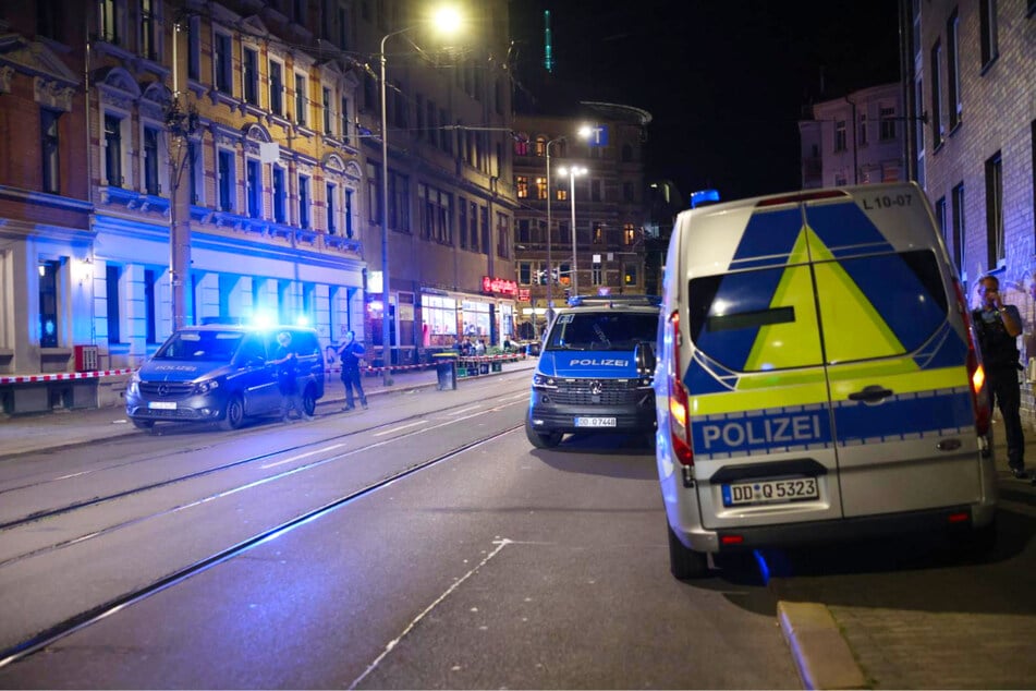 Die Polizei rückte am Dienstagabend zur Eisenbahnstraße aus.