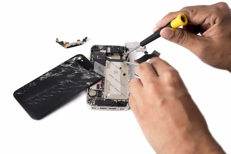 Companies like Apple have purposefully been building devices that are very hard or expensive to repair in order to channel revenue to their own repair programs (stock image).