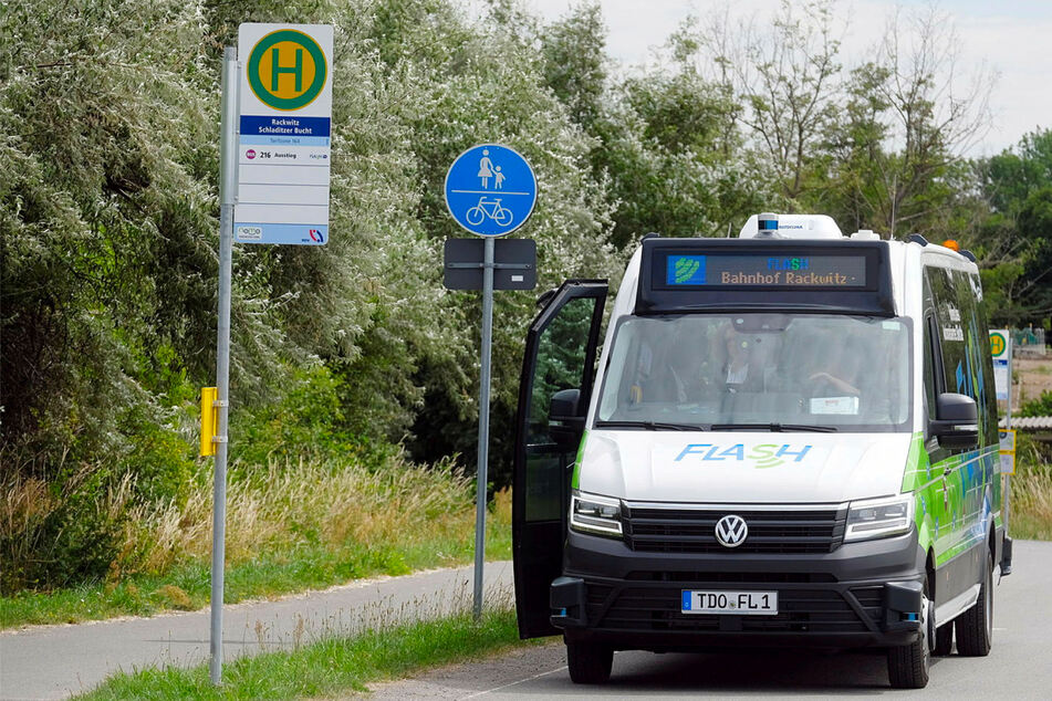 Sachsens erster Bus ohne Fahrer: Beliebter Badesee ab Donnerstag erreichbar