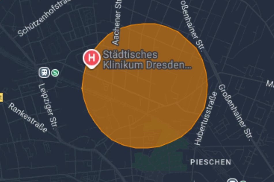 In diesem Bereich sind Anwohner von einer starken Rauchentwicklung betroffen.
