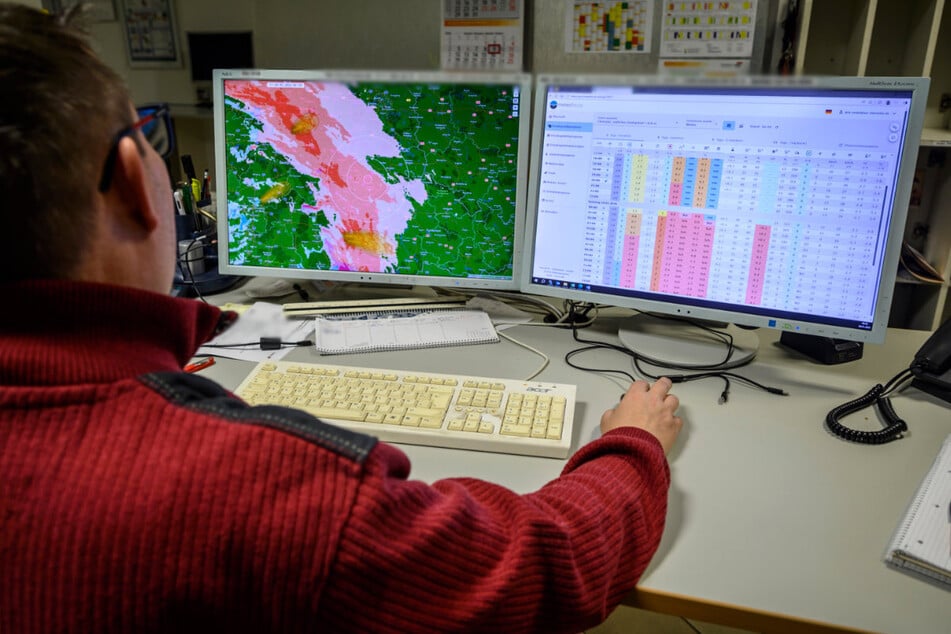 Die Leitstelle des ASR hat das Wetter stets im Blick.