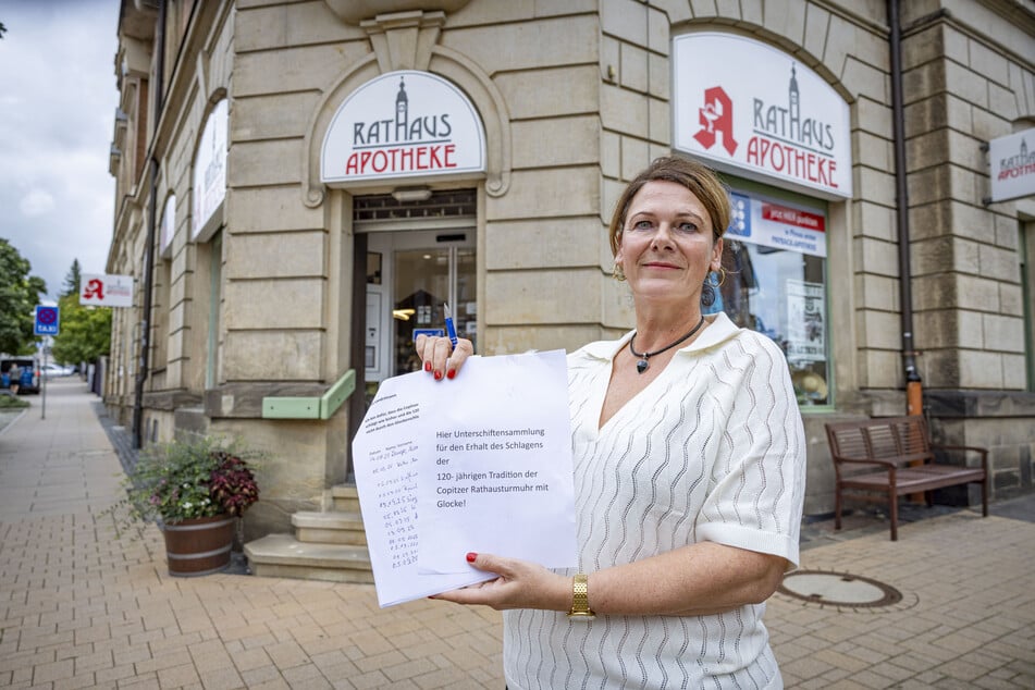 In der Rathaus-Apotheke liegt die Petition aus.