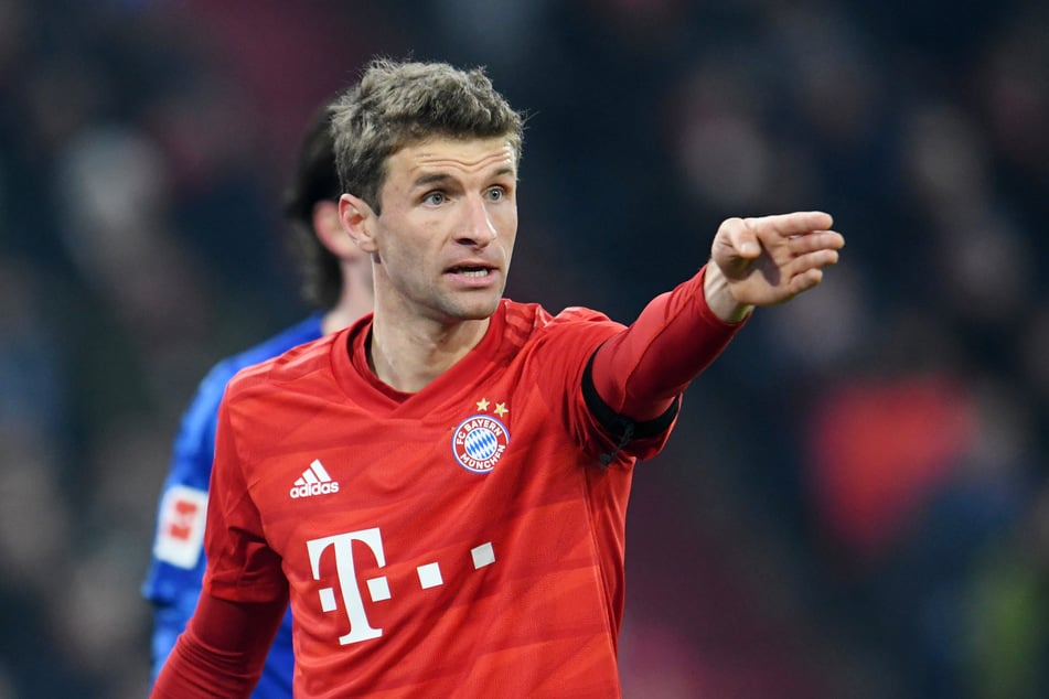 Thomas Müller (30) von Bayern gestikuliert. Der Nationalspieler würde für eine Fortsetzung der Fußball-Saison viele Bedingungen akzeptieren.