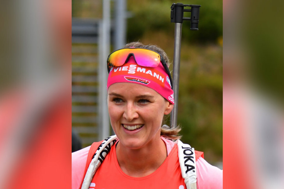 Die Oberwiesenthalerin Denise Herrmann konnte sich bei der DM über ihren zweiten Titel freuen.
