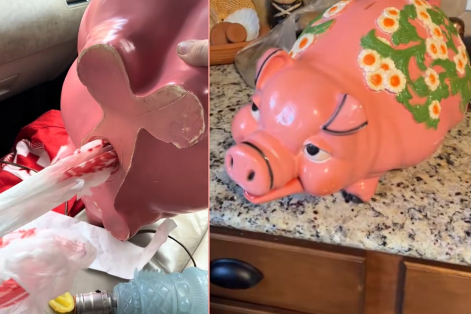 Texanka Katrina Cherney twierdzi, że ta 10‑dolarowa skarbonka przygotowała dla niej niesamowitą niespodziankę.