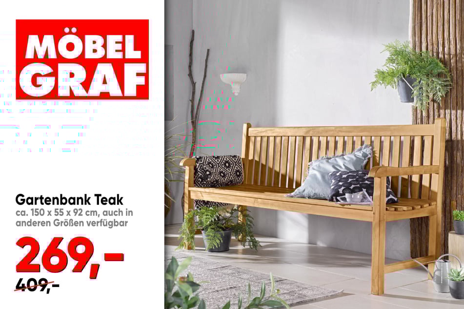 Gartenbank Teak