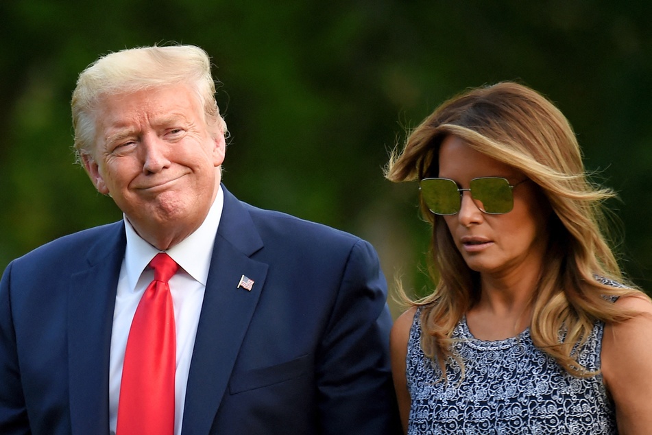 Donald Trump (l.) and his presidential campaign are reportedly using his wife Melania to help him gain support ahead of the general election in November.