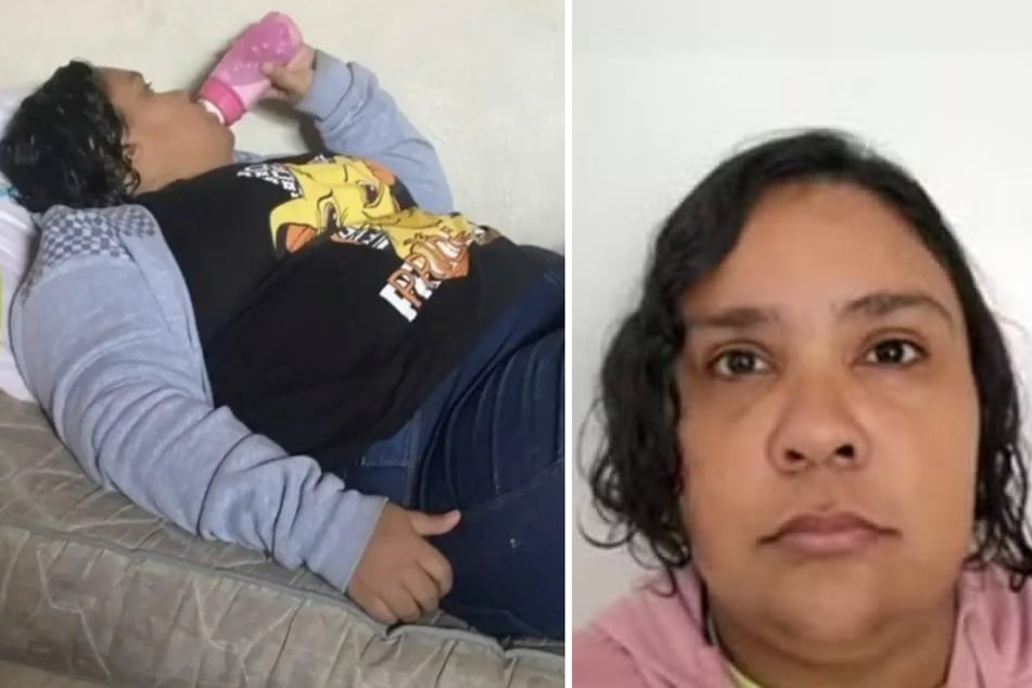 Amanda Maria Sousa Oliveira (37) gab sich als Kind aus und trank sogar aus einer Babyflasche, um ihre Adoptiveltern zu täuschen.