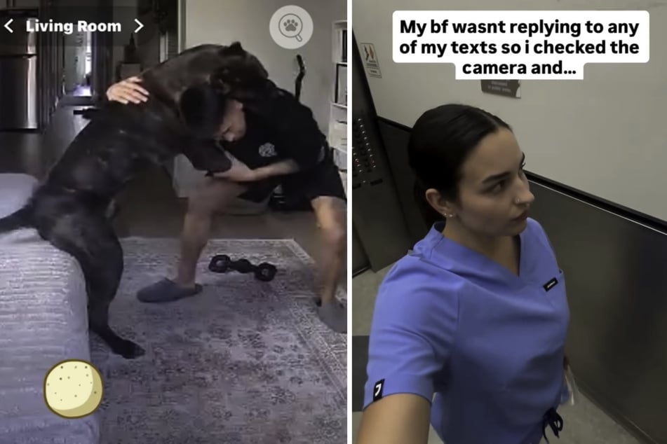 Frau wird stutzig, als Freund ihr nicht auf Textnachricht antwortet: Dann checkt sie die Überwachungskamera