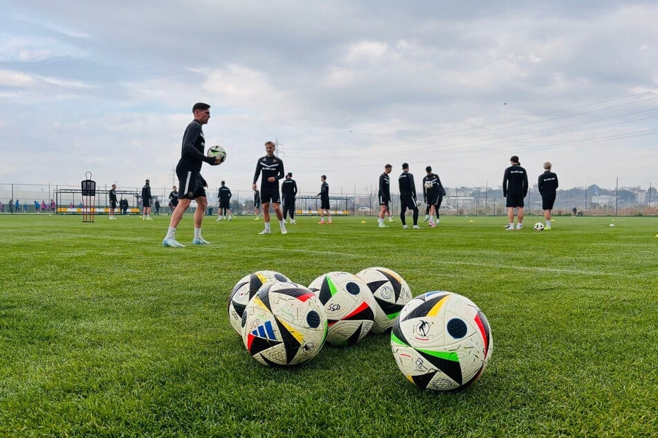 Heute dürfen die Dynamos schon in der ersten Einheit des Tages an den Ball.