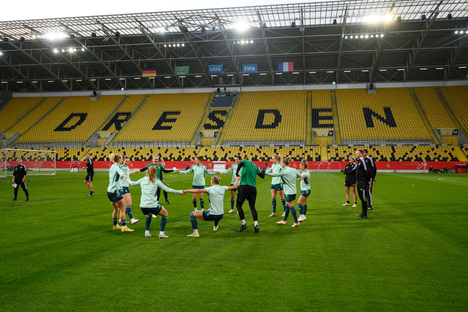 Zuletzt spielten die DFB-Frauen im Oktober 2022 gegen Frankreich in Dresden.