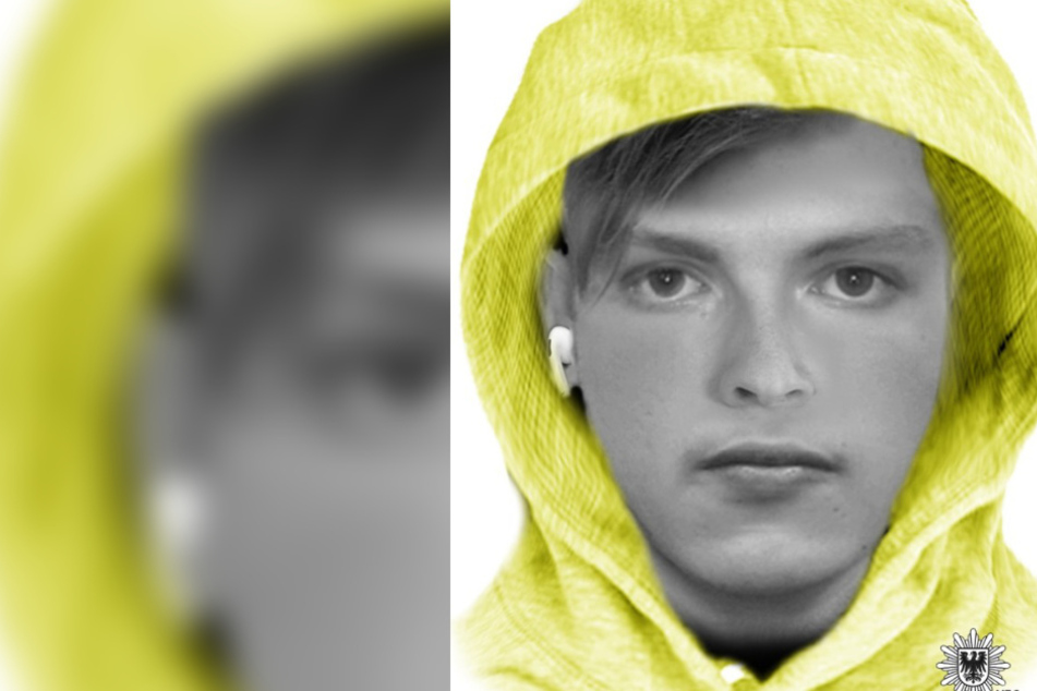 Die Polizei sucht mit diesem Phantombild nach einem mutmaßlichen Sexualstraftäter.
