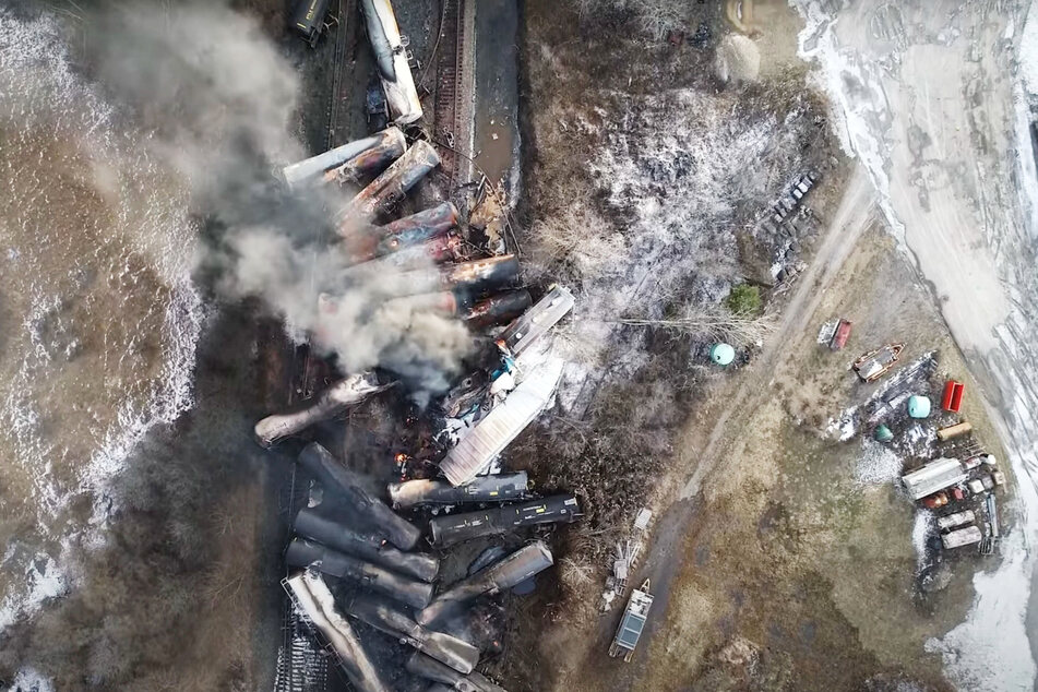 Department of Justice sues Norfolk Southern over East Palestine train derailment