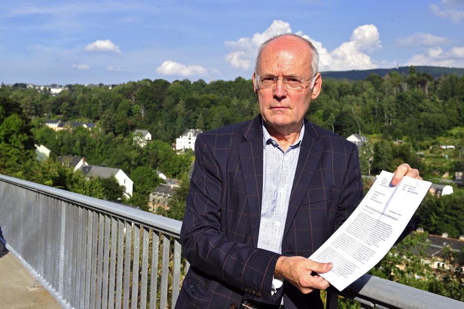 Annabergs Ex-Stadtsprecher Matthias Förster (64) verfasste einen offenen Brief mit Politik-Kritik.