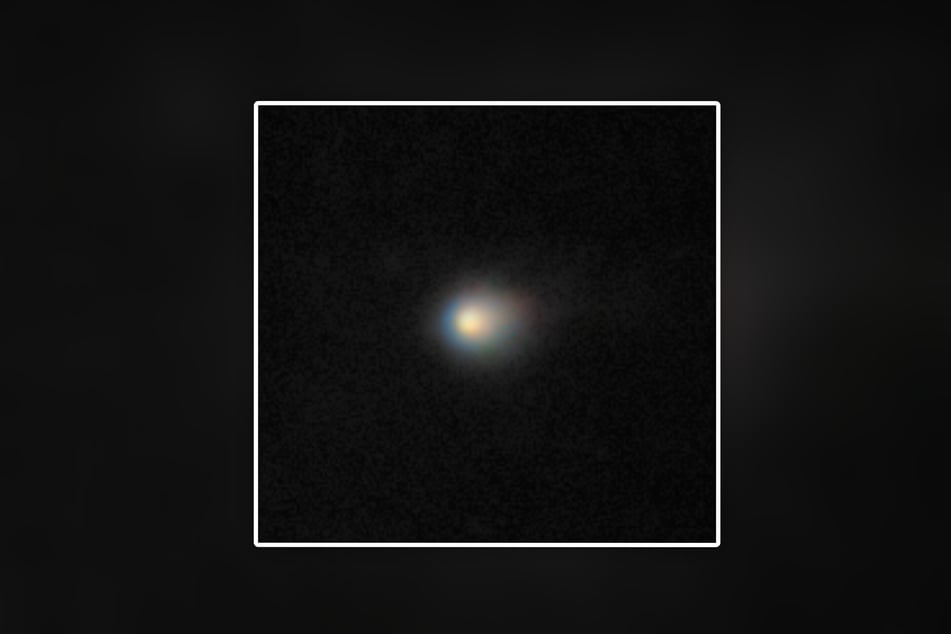 Der interstellare Komet 3I/ATLAS, aufgenommen mit dem Teleskop Gemini North auf Hawaii.