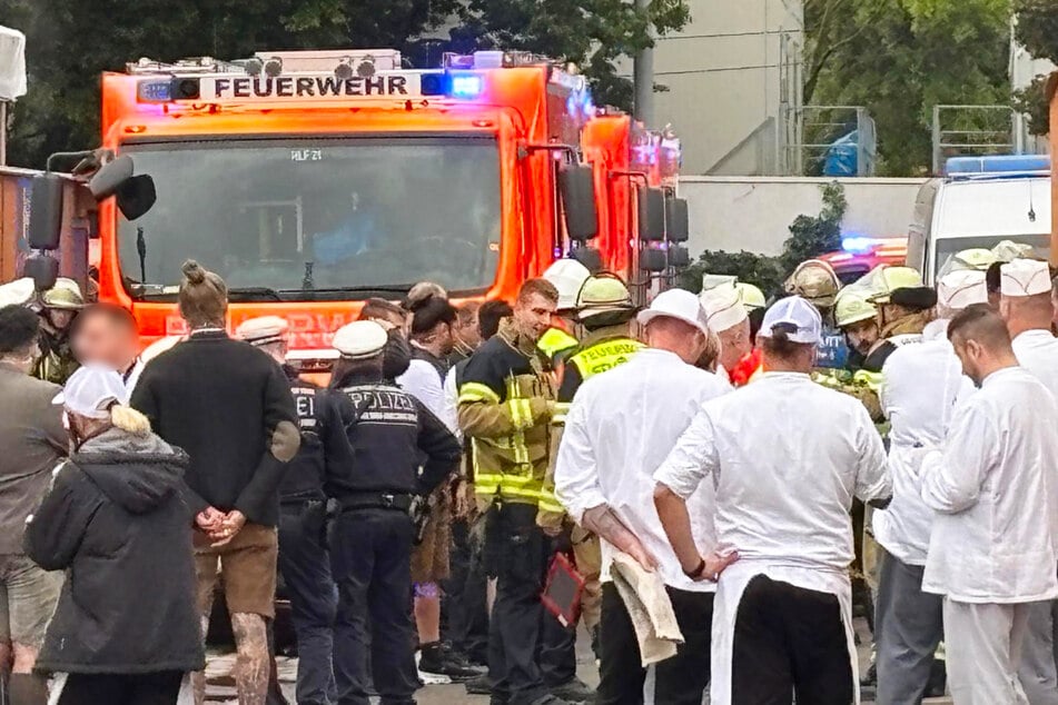 Die Küche musste vorübergehend geräumt werden.