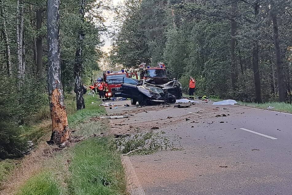 Auf der B6 kam es am Samstagabend zu einem Horror-Unfall.