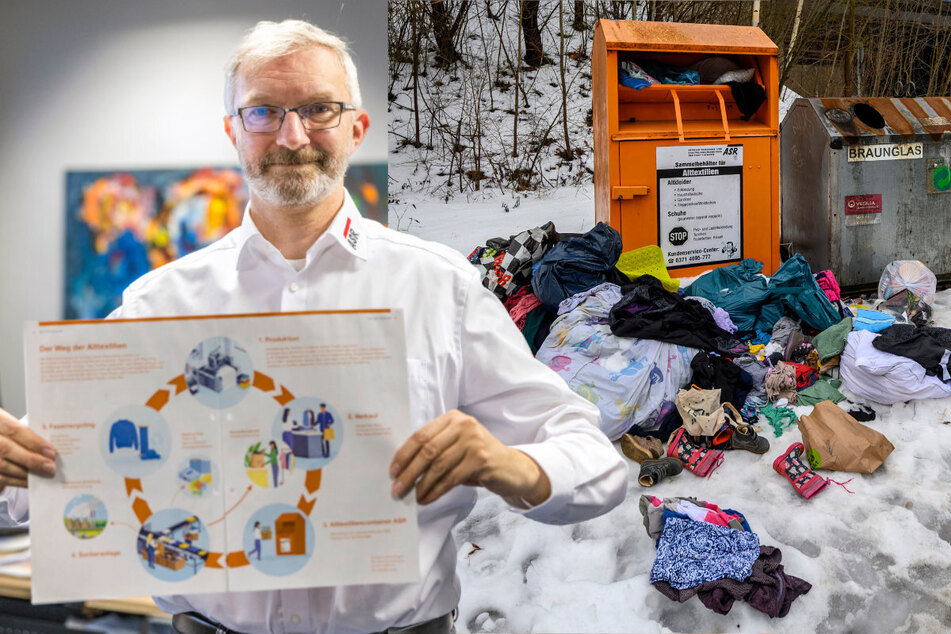 Chemnitz: Chemnitz: So will der ASR-Chef die Altkleider-Krise lösen