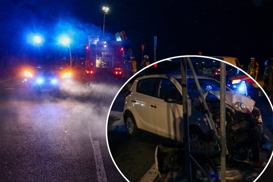 Crash an der A13: VW-Transporter nimmt Hyundai Vorfahrt, dann knallt es