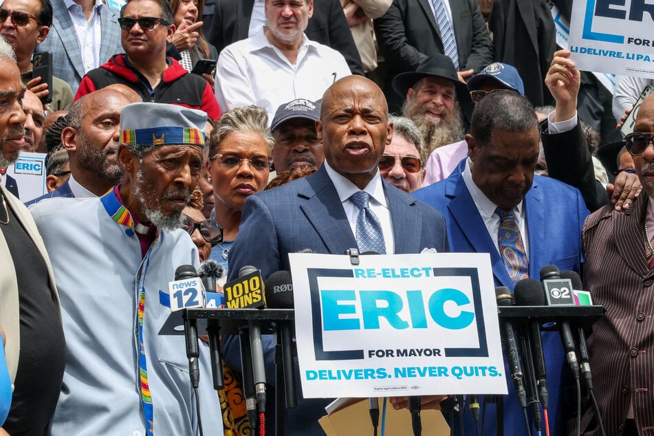 Eric Adams was elected in 2021 as a Democrat but is running as an independent.