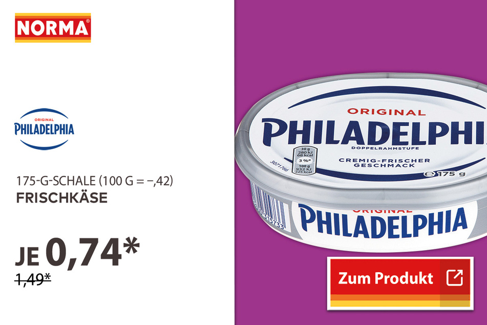 Frischkäse für 0,74 Euro