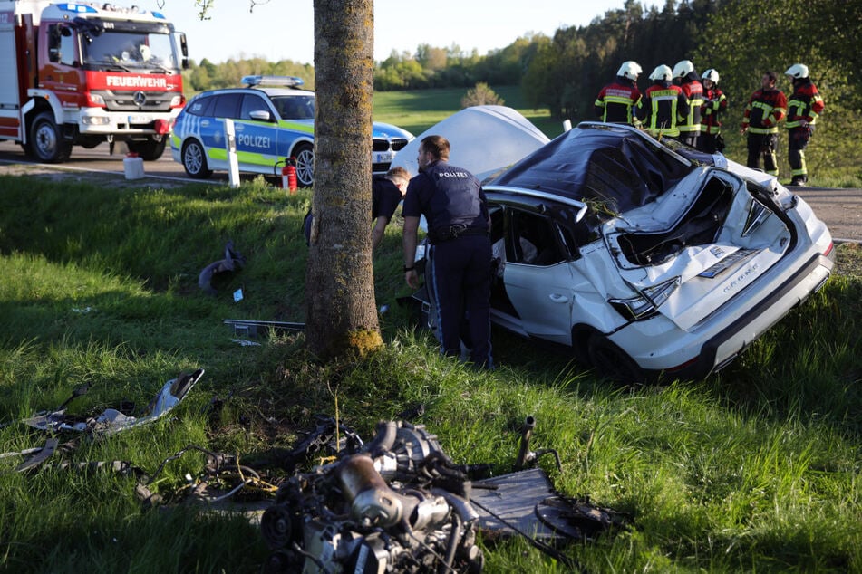 Eine Autofahrerin wurde am Donnerstag zwischen Seidelsdorf und Unterradach bei einem Unfall schwer verletzt.