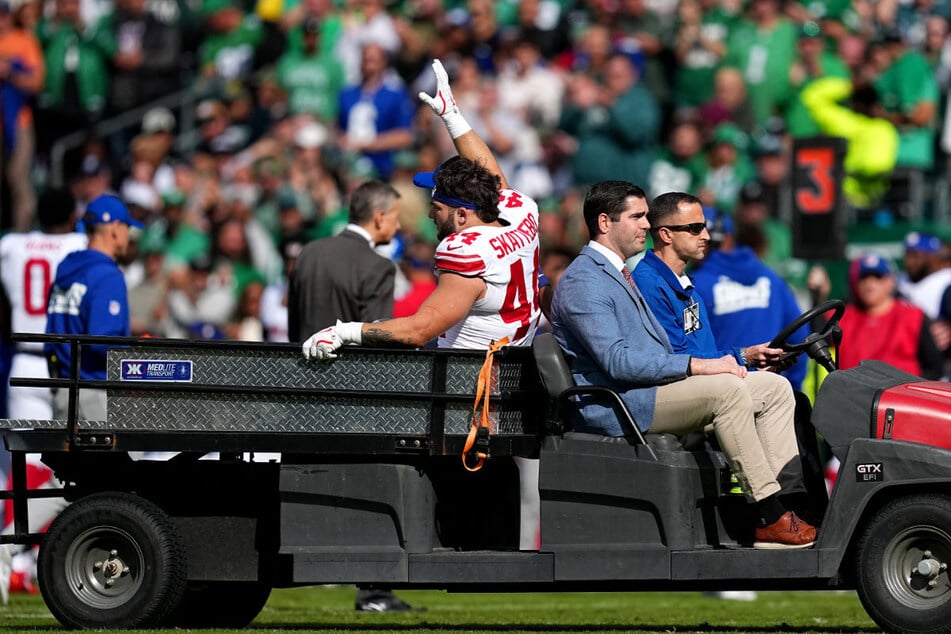 Atraía los corazones de los aficionados de todos los bandos, pero después de la octava semana se acabó: para el novato Cam Skattebo (23) esta temporada se ha visto truncada por una lesión.