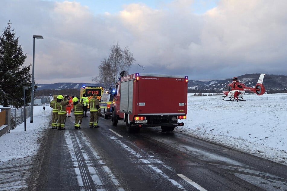 Zahlreiche Rettungskräfte waren im Einsatz.