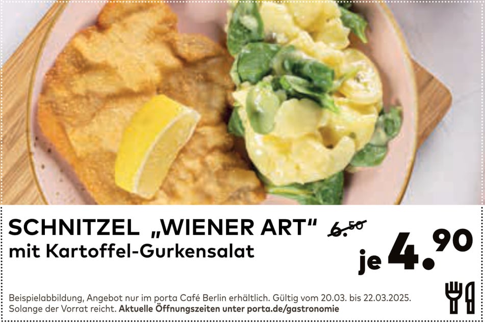 Mit einem Klick den Restaurant-Coupon herunterladen.