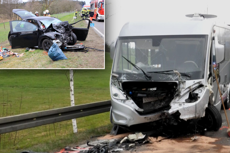 Heftiger Unfall am Bodensee: VW Beetle kracht in Wohnmobil, zwei Menschen sterben