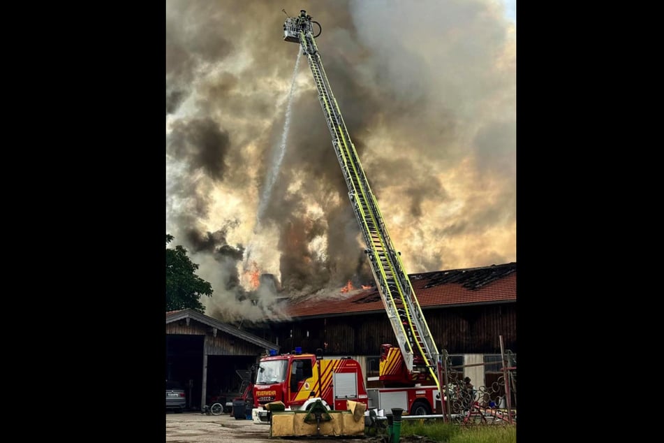 200 Retter waren im Einsatz.