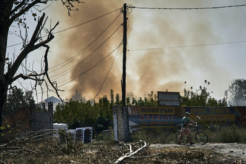 Die Stadt Bachmut in der Ostukraine ist derzeit stark umkämpft.