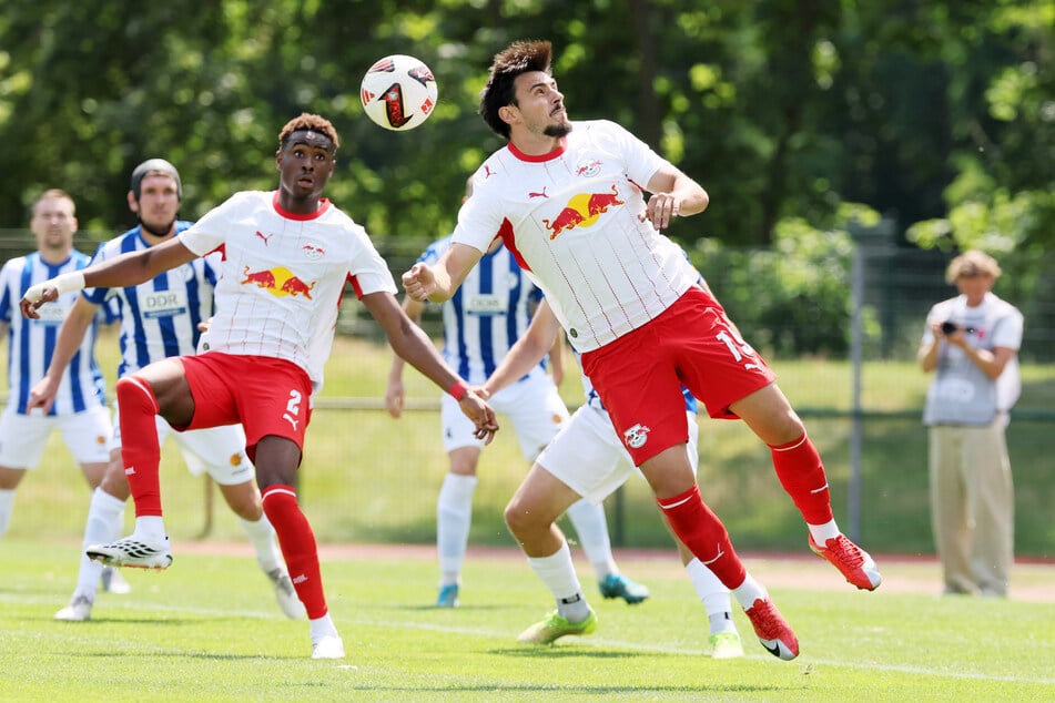 RB Leipzig, bestehend aus wild zusammengewürfelten Spielern, die so in der Saison wohl nie auflaufen werden, tat sich gegen Altglienicke teils richtig schwer.