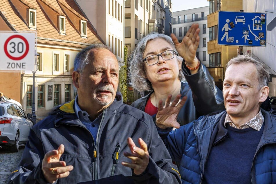 Dresden: Blumenkübel und Baumbank: Wie aus einer Raserzone eine Spielstraße wird