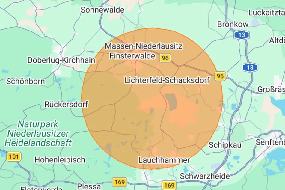 Die Regionalleitstelle Lausitz hat über NINA eine Warnung für die Region herausgegeben.