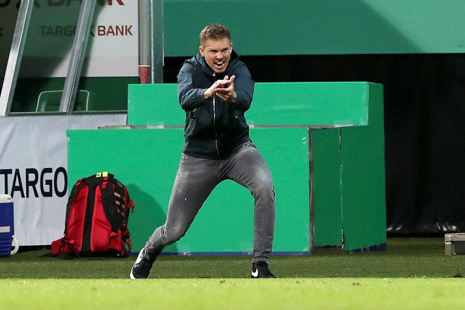 Dass RB Leipzig in die Verlängerung musste, schmeckte Trainer Julian Nagelsmann gar nicht.