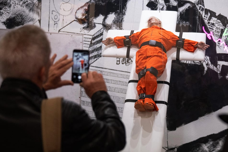 The artwork was created by the anonymous London artist Mason Storm.