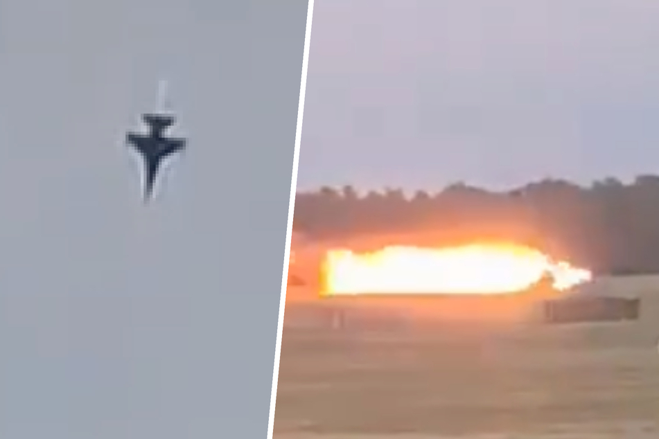 Tragédie lors d'un spectacle aérien : un avion de chasse explose - le pilote meurt dans l'accident