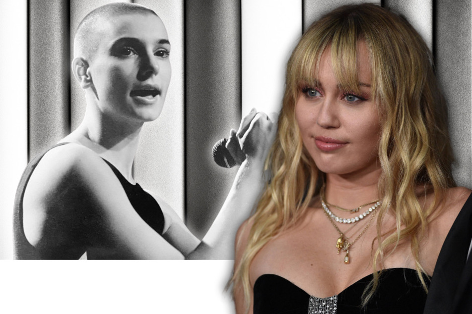 Miley Cyrus (r.) apologized to the late Sinéad O'Connor for a public feud during Miley's Wrecking Ball-era.