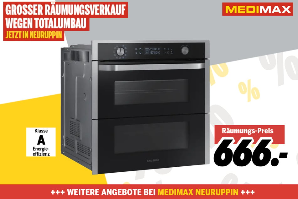 Samsung-Elektro-Backofen für 666 Euro.