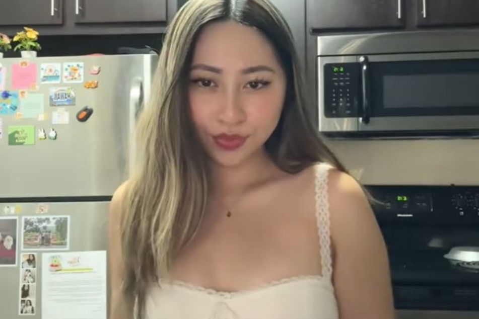 Shirley Huang (25) in einem anderen TikTok-Video.