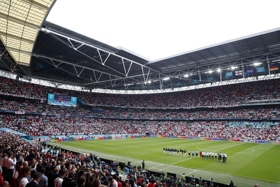 England gegen Deutschland beim EM-Achtelfinale in London.