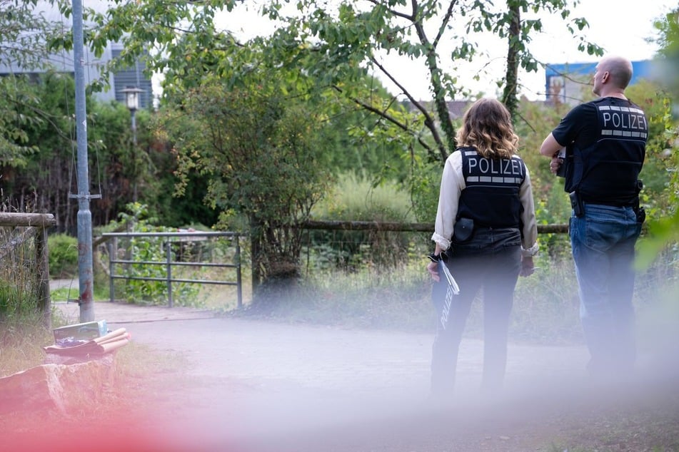 Die Polizei nahe dem Fundort in Filderstadt. (Archivfoto)