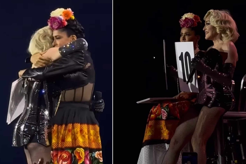Die beiden Künstlerinnen traten gemeinsam während Madonnas legendärem Song "Vogue" in der Show auf.